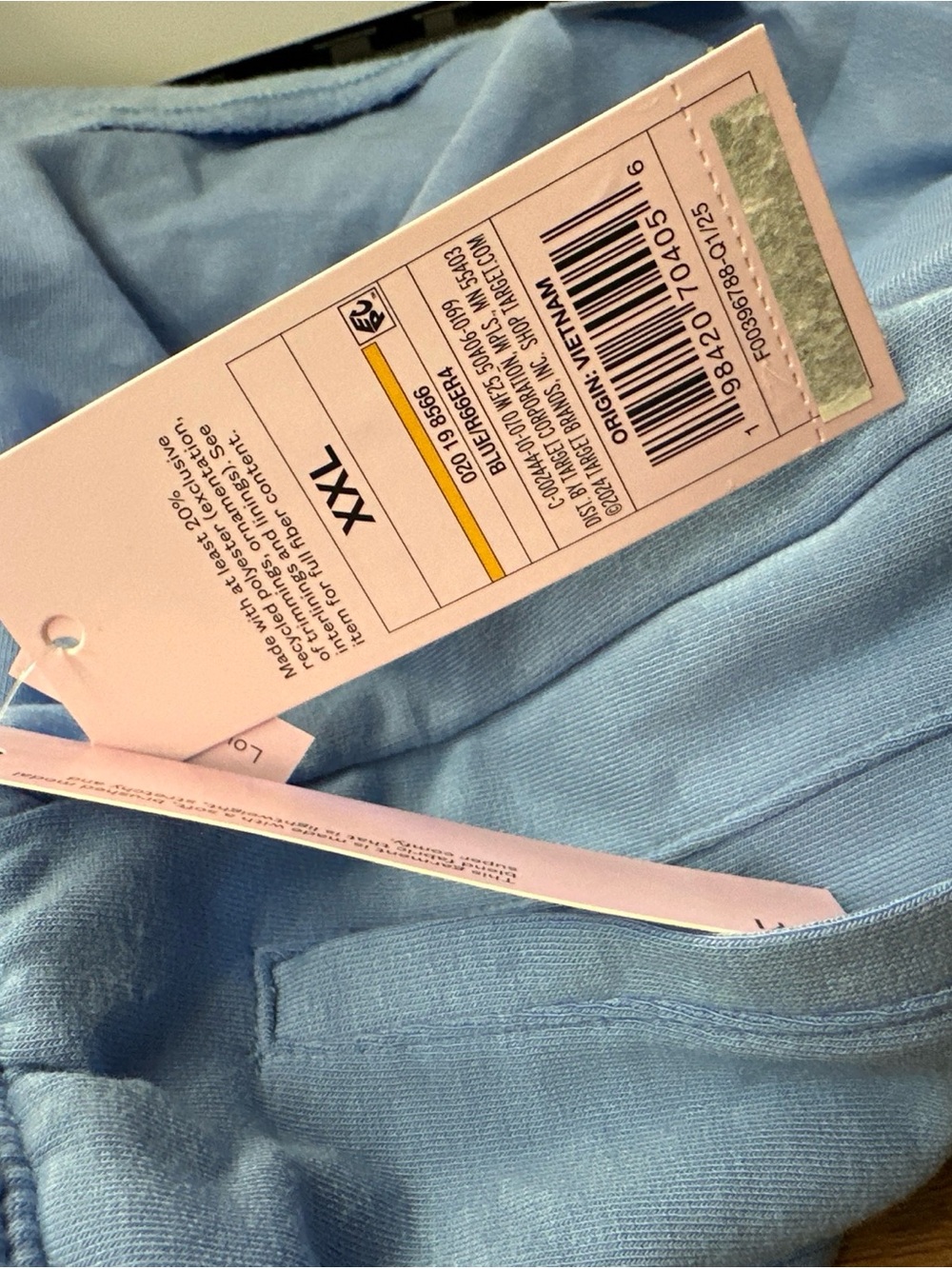New Women’s Wild Fable Sweat Shorts Cotton Waistband Light Blue XXL <<<<423>>> - Picture 8 of 8